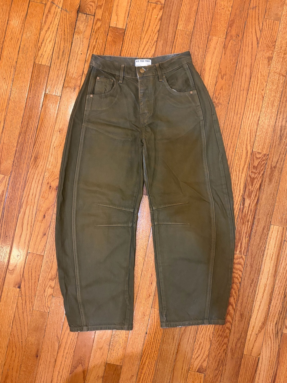 We The Free Good Luck Barrel Leg Jeans